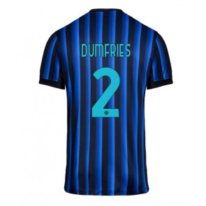 Inter Milan Denzel Dumfries #2 Replika Hjemmebanetrøje 2025-26 Kortærmet
